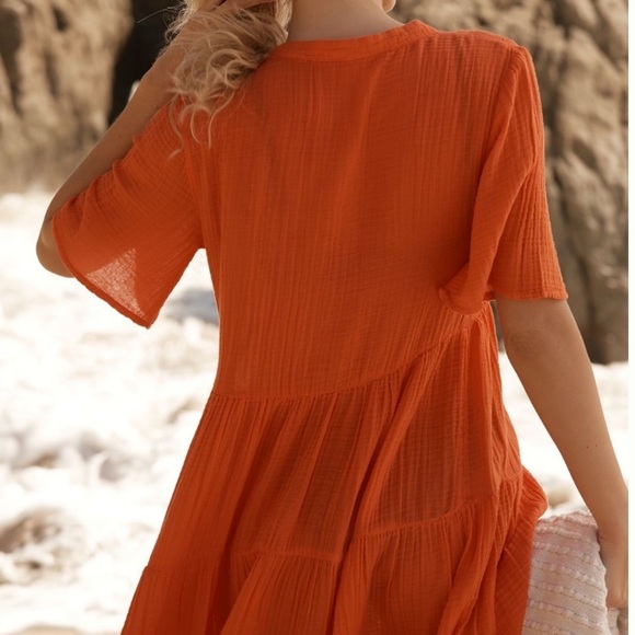 Anthropologie The Kallie Flowy tunic size XS - Picture 5 of 11